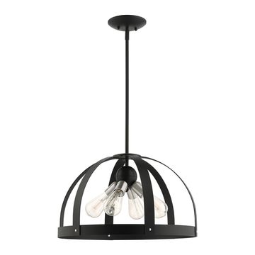 Livex Lighting Stoneridge 4-Light Pendant Chandelierimage