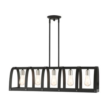 Livex Lighting Stoneridge 5-Light Large Linear Chandelierimage