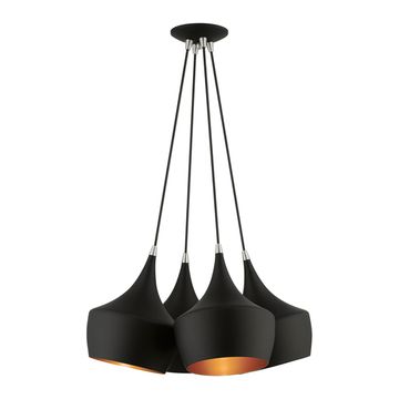 Livex Lighting Waldorf 4-Light Cluster Pendant Lightimage