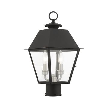 Livex Lighting Wentworth 2-Light Medium Outdoor Post Top Lanternimage