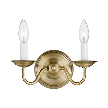 Livex Lighting Williamsburgh 2-Light Double Wall Sconceimage