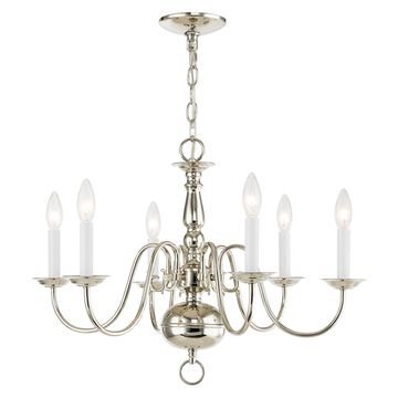 Livex Lighting Williamsburgh 6-Light Chandelierimage