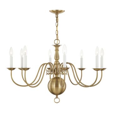 Livex Lighting Williamsburgh 8-Light Chandelierimage