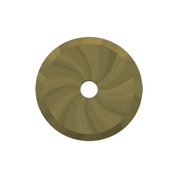 Deltana 1 1/4 Inch Plain Round Cabinet Knob Backplateimage