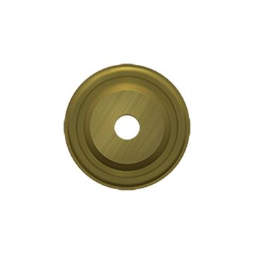 Deltana 1 Inch Round Cabinet Knob Backplateimage