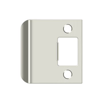 Deltana 2 1/4 x 2 1/4 Inch Extended Lip Strike Plateimage