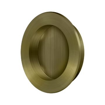 Deltana 2 3/8 Inch Round Heavy Duty Recessed Flush Pullimage