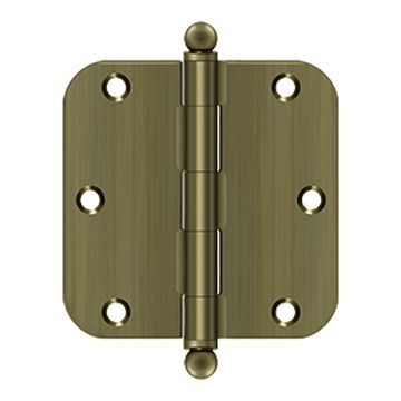 Deltana 3 1/2 Inch 5/8 Radius Hinge With Ball Finialsimage