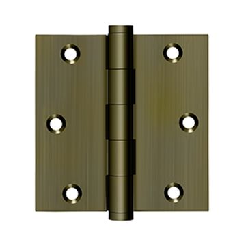 Deltana 3 1/2 Inch Square Brass Residential Hingeimage
