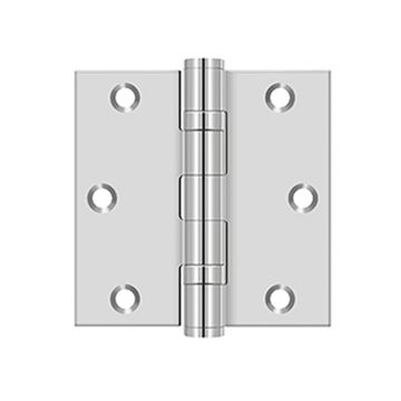 Deltana 3 1/2 Inch Square Stainless Steel Ball Bearing Hingeimage