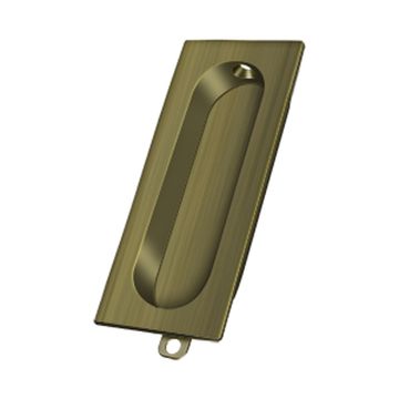 Deltana 3 Inch Rectangle Recessed Flush Pullimage