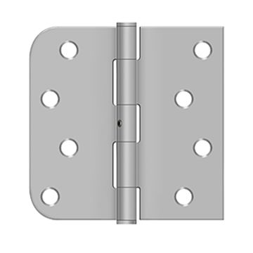 Deltana 4 Inch 5/8 Radius & Square Stainless Hinge - Non Remove Pinimage