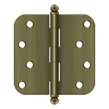 Deltana 4 Inch 5/8 Radius Hinge With Ball Finialsimage