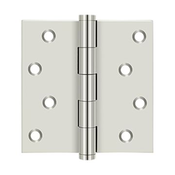 Deltana 4 Inch Square Residential Zig Zag Pattern Hingeimage