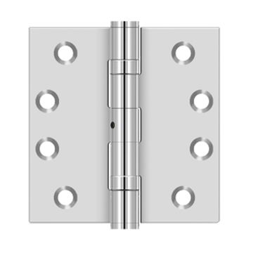 Deltana 4 Inch Square Stainless Ball Bearing Hinge - Non Remove Pinimage