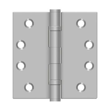 Deltana 4 Inch Square Stainless Steel Ball Bearing Residential Hingeimage