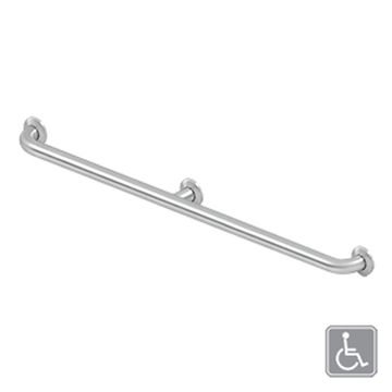 Deltana Concealed Screw Stainless Steel Grab Bar With Center Postimage