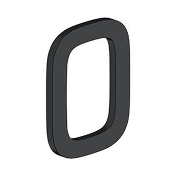 Deltana Modern 4 Inch House Number With Risersimage