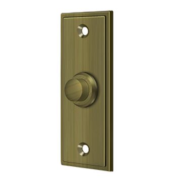 Deltana Rectangular Contemporary Door Bell Buttonimage
