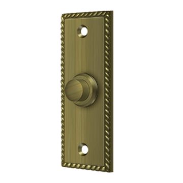 Deltana Rectangular Rope Door Bell Buttonimage