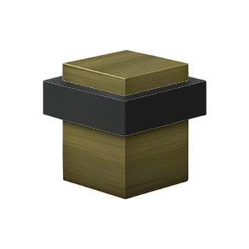 Deltana Square 1 3/8 Inch Universal Floor Door Stop Bumperimage