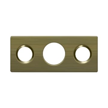 Deltana Strike Plate for 7 Inch Round Flush Boltimage