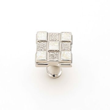 Schaub Avalon Bay Square Polished Nickel Cabinet Knobimage