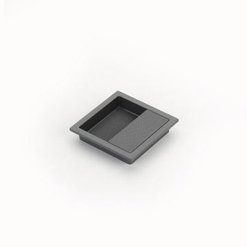 Schaub Modo Recessed 3 7/8 Inch Square Cabinet Pullimage