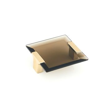 Schaub Positano Smoke Satin Brass Cabinet Pullimage