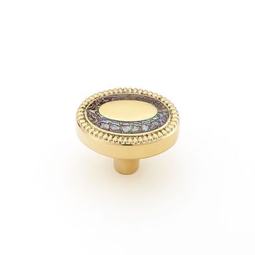 Schaub Symphony Fair Isle Oval Cabinet Knobimage