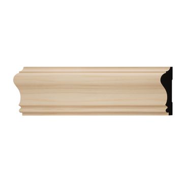 AmeriCraft 2 5/8 Inch Solid Wood Chair Rail Moldingimage