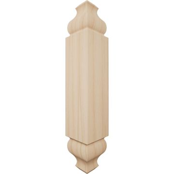 AmeriCraft 6 3/32 Inch Baseboard Outside Corner Block For Chair Railimage