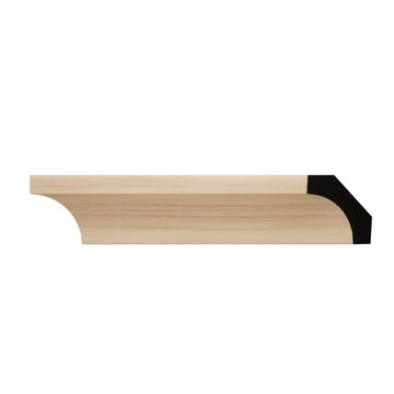 AmeriCraft Solid Wood 1 5/8 Inch Cove Moldingimage