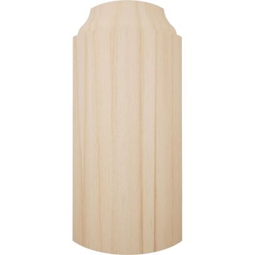 AmeriCraft Solid Wood 4 1/4 Inch Bullnose Outside Corner Moldingimage