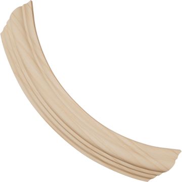 AmeriCraft Solid Wood 6 Inch Radius 1 1/2 Inch Scallop Corner Moldingimage