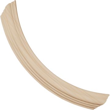 AmeriCraft Solid Wood 8 Inch Radius 1 1/2 Inch Scallop Corner Moldingimage