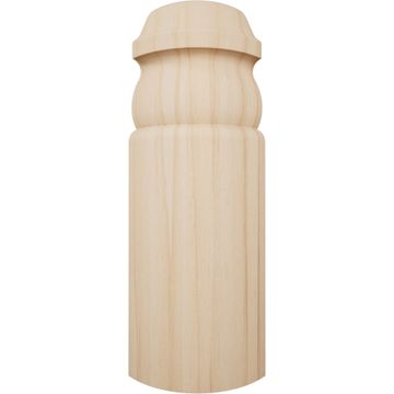 AmeriCraft Solid Wood Bullnose 5 1/4 Inch Outside Corner Moldingimage