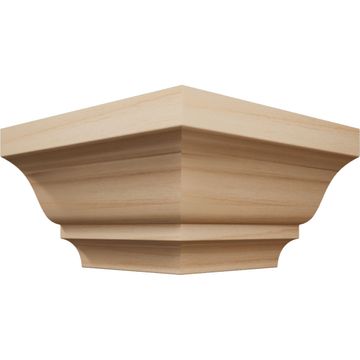 AmeriCraft Solid Wood TrimPro 2 1/4 Inch Crown Molding Outside Cornerimage