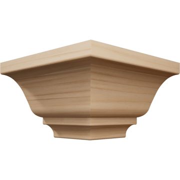 AmeriCraft Solid Wood TrimPro 3 11/16 Inch Crown Molding Outside Cornerimage