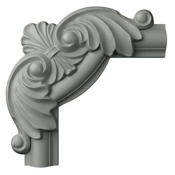 EnduraThane Ashford 8 Inch Panel Molding Cornerimage