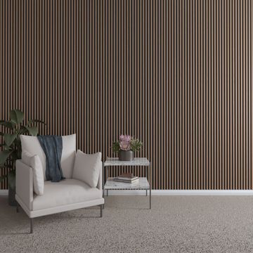 Heritage Premier Traditional Wood 1/2 Inch Adjustable Slat Wall Kitimage