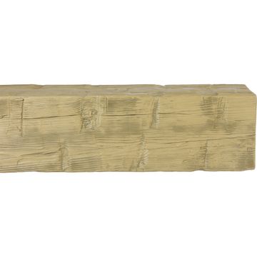 Heritage Timber Reclaimed Axed Natural Oak Faux Wood Fireplace Mantelimage