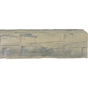 Heritage Timber Reclaimed Axed Sandstone Faux Wood Fireplace Mantelimage