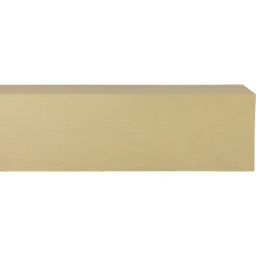 Heritage Timber Rustic Sawn Primed Tan Faux Wood Fireplace Mantelimage