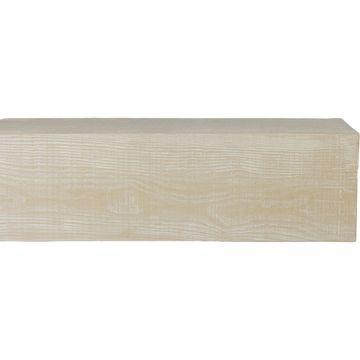 Heritage Timber Rustic Sawn Vanilla Chai Faux Wood Fireplace Mantelimage