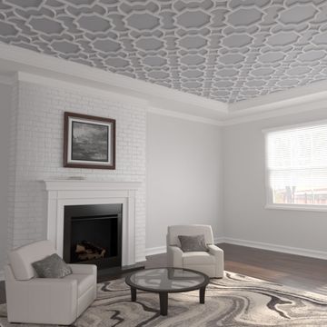 Restorers Architectural Anderson PVC Fretwork Ceiling Panelimage