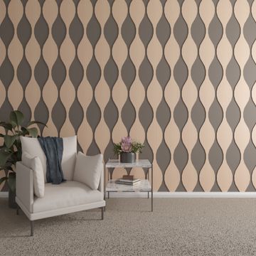 Restorers Architectural Ozark Adjustable 1/4 Wood Slat Wall Panel Kitimage