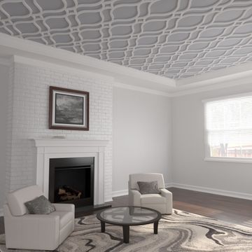 Restorers Architectural Villarreal PVC Fretwork Ceiling Panelimage