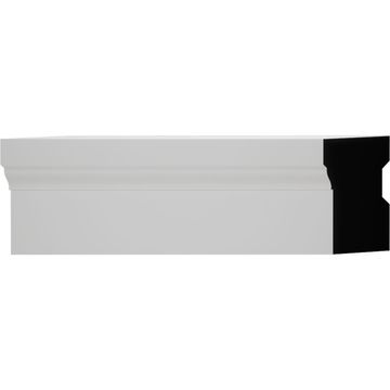 TruCraft PVC 3-Piece Pre-Mitered Brick Door Molding Kitimage