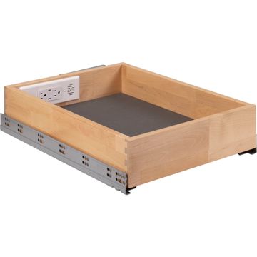 Hardware Resources Charging Drawer With In-Drawer Outlets for Kitchenimage